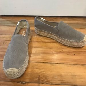 Grey size 8 espadrille